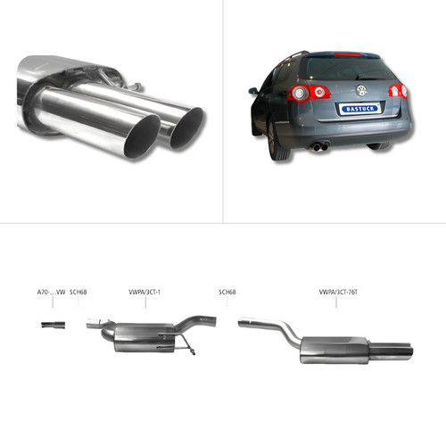 Bastuck komplettanlage vw - bastuck,