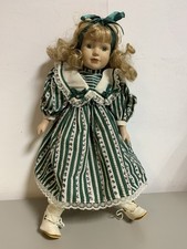 Antike Puppe mit Kleid Größe ca. 45 cm