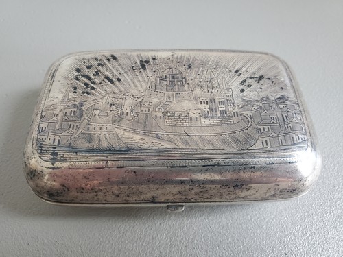 Antike russische niello silber - niello,