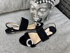 Wunderschöne Jimmy Choo Sandalen Schwarz Gr 37 1/2
