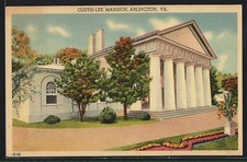 Ansichtskarte Arlington, VA, Custis-Lee Mansion 1941 