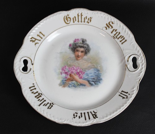 9429 antik porzellan teller - -,
