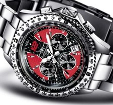 FIREFOX CARBON RACER FFS15 Herren- Armbanduhr mit Seiko VD53 Chronograph 10 ATM