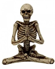 Skelettfigur yoga position - yoga,