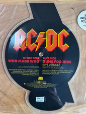 AC/DC - Who Made Who - Vinyl Picture Disc von 1985 /ST02 - very rare - neuwertig