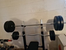 Langhantel | ß-Stange mit Gewichten