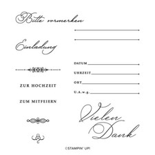 Stampin Up Stempelset EINFACH