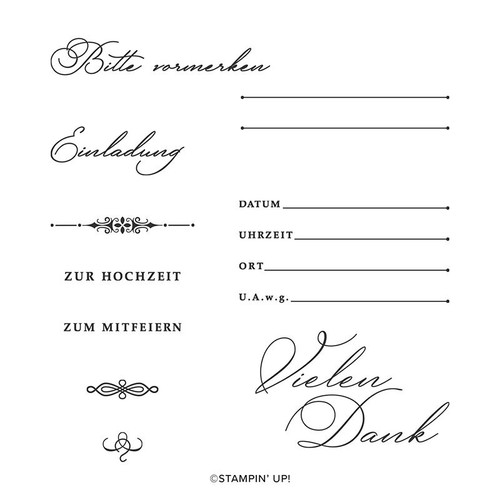 Stampin stempelset einfach - up,