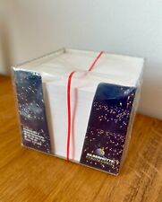 VEB Pyrotechnik Silberhütte Notizzettelhalter Sternenlogo blau Feuerwerk Vintage