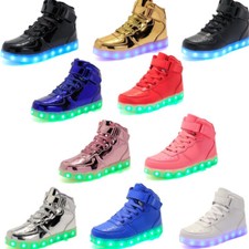 LED Farbwechsel Damen Herren Turnschuhe Schuhe / Sneaker Leuchtende Blinkschuhe