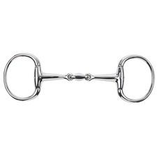 BUSSE 12,5 cm Olivenkopfgebiss Doppelt Gebrochen 14 mm Gebiss