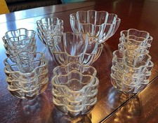 Villeroy & Boch Schalen Kristall NEPTUN Serie Vintage 20 teilig