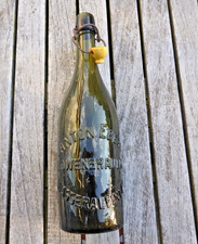 Aalen alte grüne Bierflasche Anton Ebert Löwenbrauerei Wasseralfingen