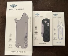 Oknife Messer Paket 1x Otacle 1x Otacle Pro Ti 1x Otacle Ui