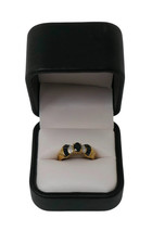 Sanuk 10k Gelbgold Saphire und