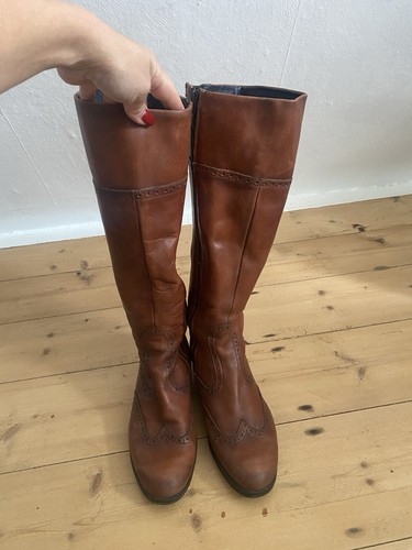 Stiefel leder budapester - stiefel,