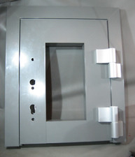 ALU Tür Hundetür  Hundeklappe  Massiv 30 x 45 Licht. Aussen 54 x 45 cm