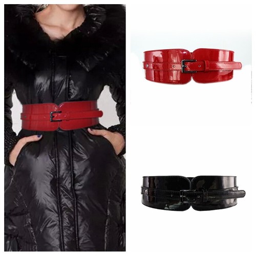 Damen lackleder gürtel - lackleder,