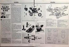 MOTORRAD BMW K 100 Umbau zur K75S in 1-12 von Tamiya....ein Modellbericht #8606m