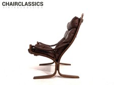 Westnofa Siesta Leder Loungesessel von Ingmar Relling, 1960