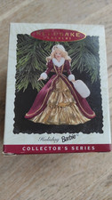 Vintage Barbie Hallmark Keepsake Ornament Christmas Holiday Barbie 1996