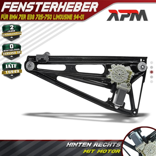 Fensterheber mit motor - motor, hinten