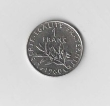 1 Franc Frankreich 1960 (