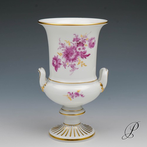 Meissen vase mit blumenbukett - vase,