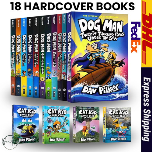 Dog man serie hardcover - 1-18,