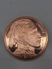 1 AVDP oz Kupfermünze .999