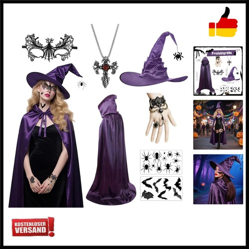 Hexenkostüm damen mit - hexenkostüm,