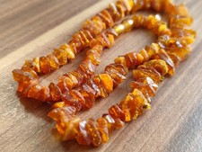 Natur Bernstein Kette roh