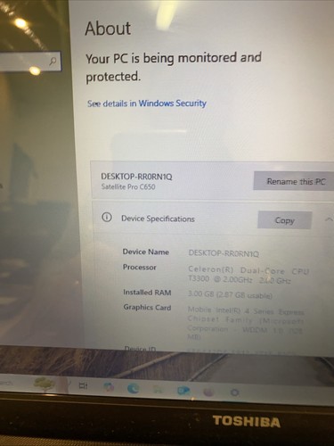 Toshiba satellite pro - toshiba,