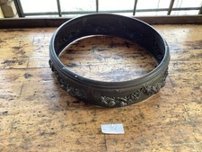 Großer Messingring Floral org. Biedermeier  Ø40cm Flur Wohnzimmer