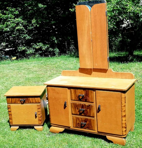 Alte spiegelkommode klappbaren - alte,