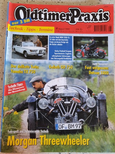 Oldtimer praxis 1999 goliath - praxis, 8/1999