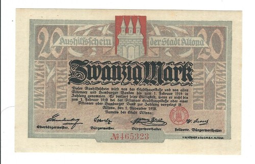 Notgeld altona stadt - altona,