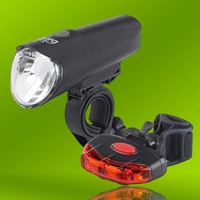 DANSI LED Fahrradleuchtenset 60/30/15 Lux, StVZO, wasserdicht, sicher fahren
