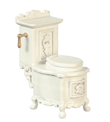 Puppenstube toilette weiß - puppenstube,
