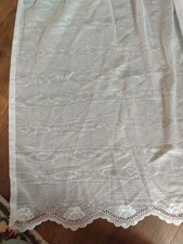 Gardine,Stor, weiß, durchgehend Gemustert,