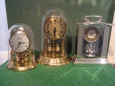 Konvolut 3 Drehpendeluhren  Quarzwerke für Bastler