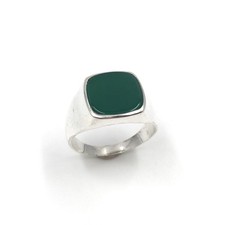925 silber ring grüner - silber,