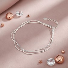 3-reihige Armkette Roségold