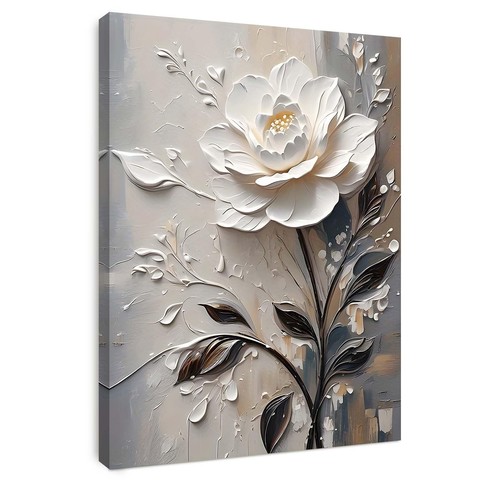 Blumen wandbild leinwanddruck - wandbild,