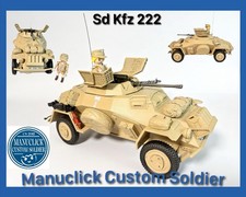 Custom WW2 PANZER SD Kfz 222 +