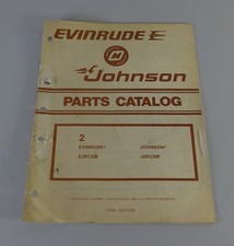 Teilekatalog OMC Evinrude Johnson Outboards / Außenborder 2 PS Models Stand 1980