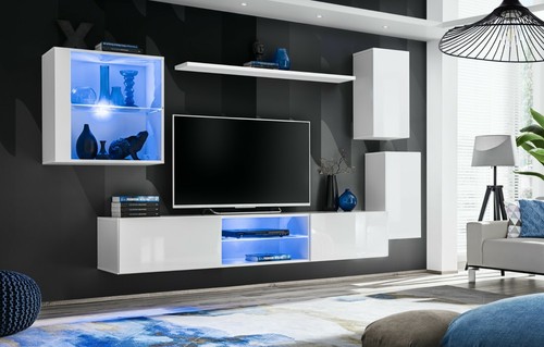 Wohnwand astro schrankwand - astro, led