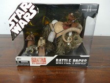STAR WARS 30TH ANNIVERSARY BANTHA WITH TUSKEN RAIDERS BATTLE PACK 100% COMPLETE
