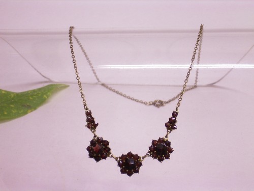 Zierliches granatcollier - zierliches,