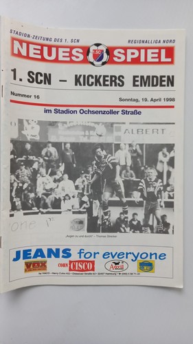 Stadionheft sc - 97/98,
